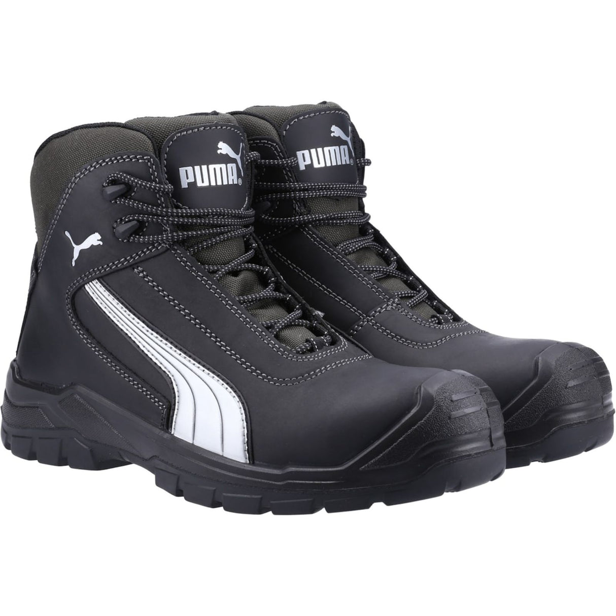 Puma Safety Mens Cascades Mid S3 Safety Boot Black