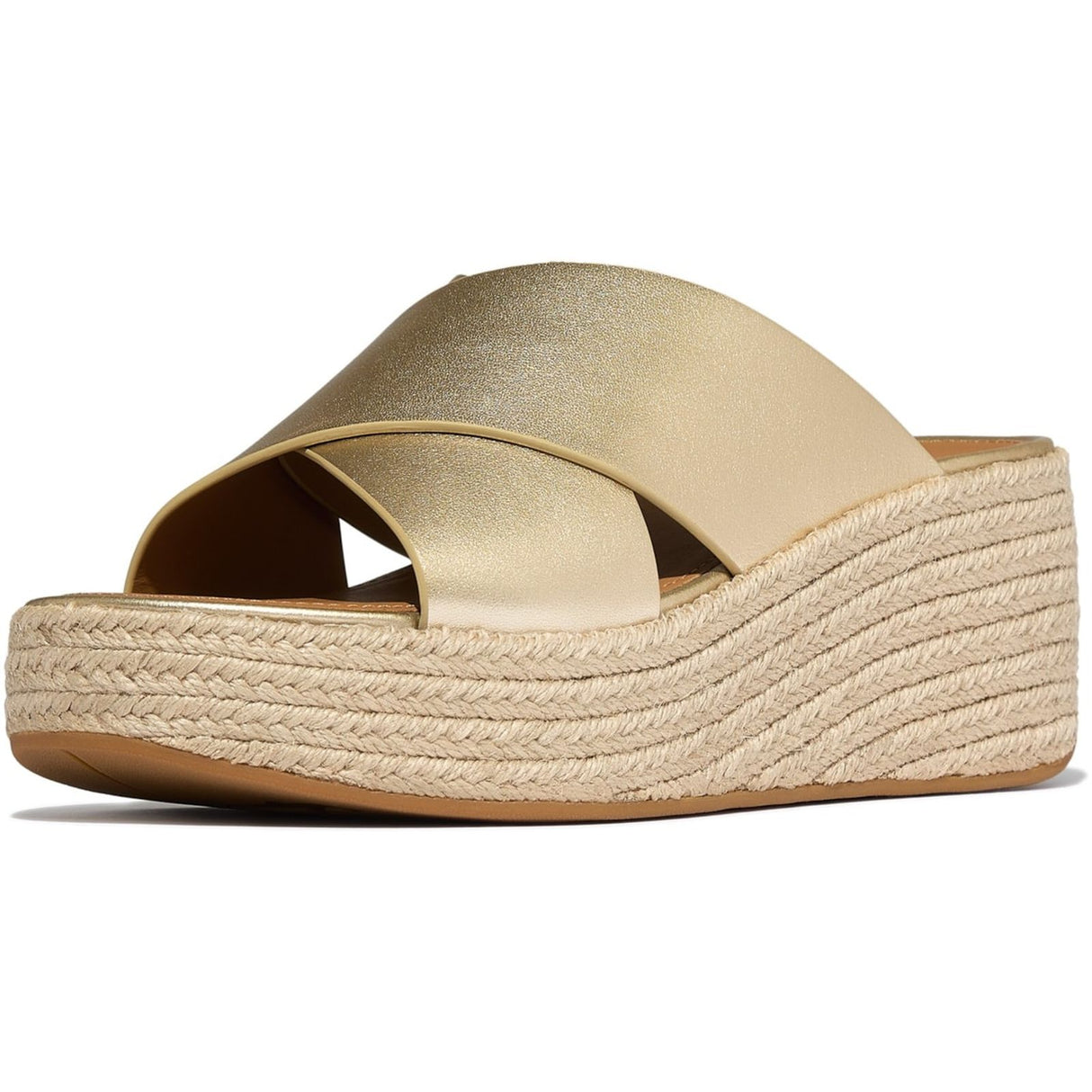 Fitflop Womens Platfforms Espadrille Platino