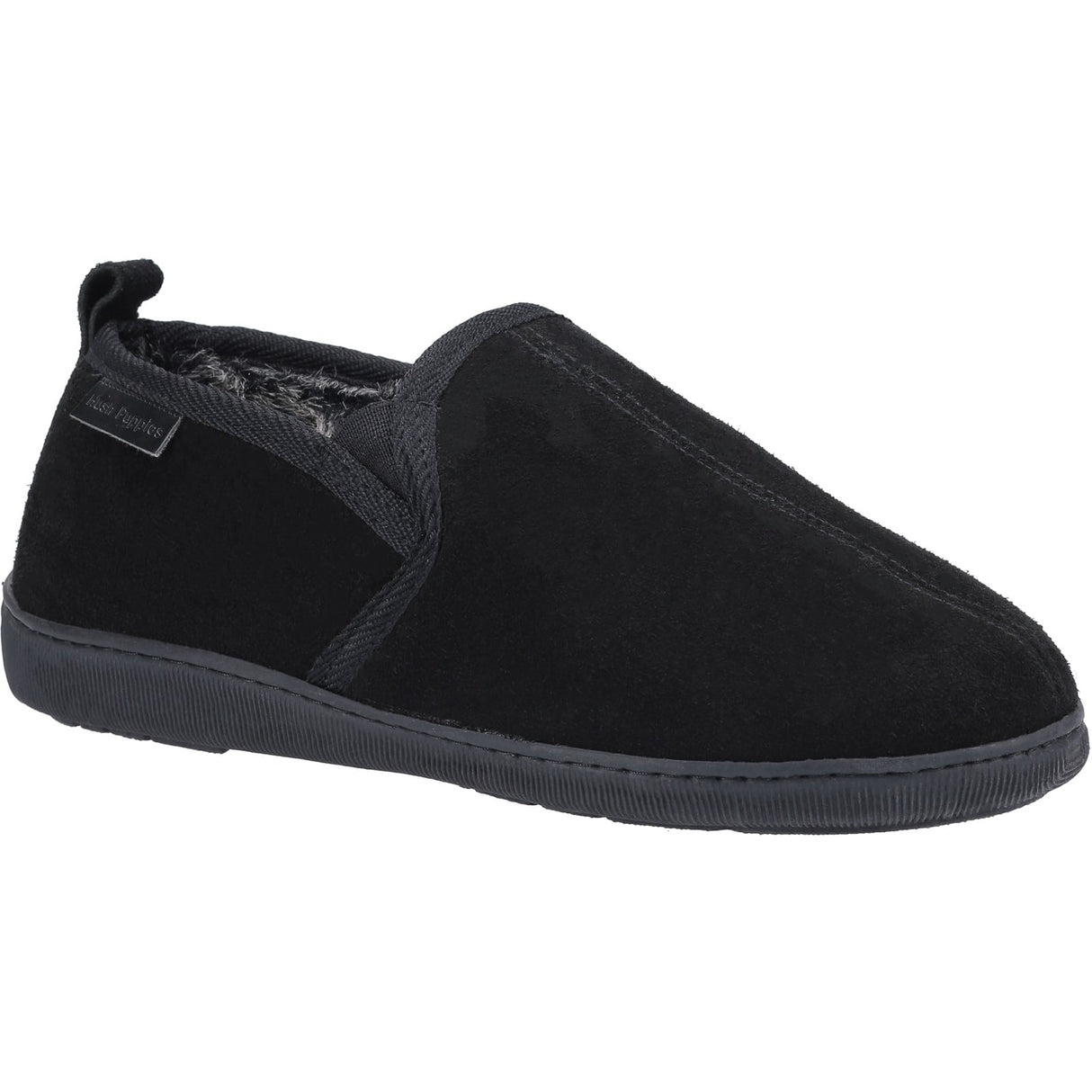 Hush Puppies Mens Arnold Slipper Black