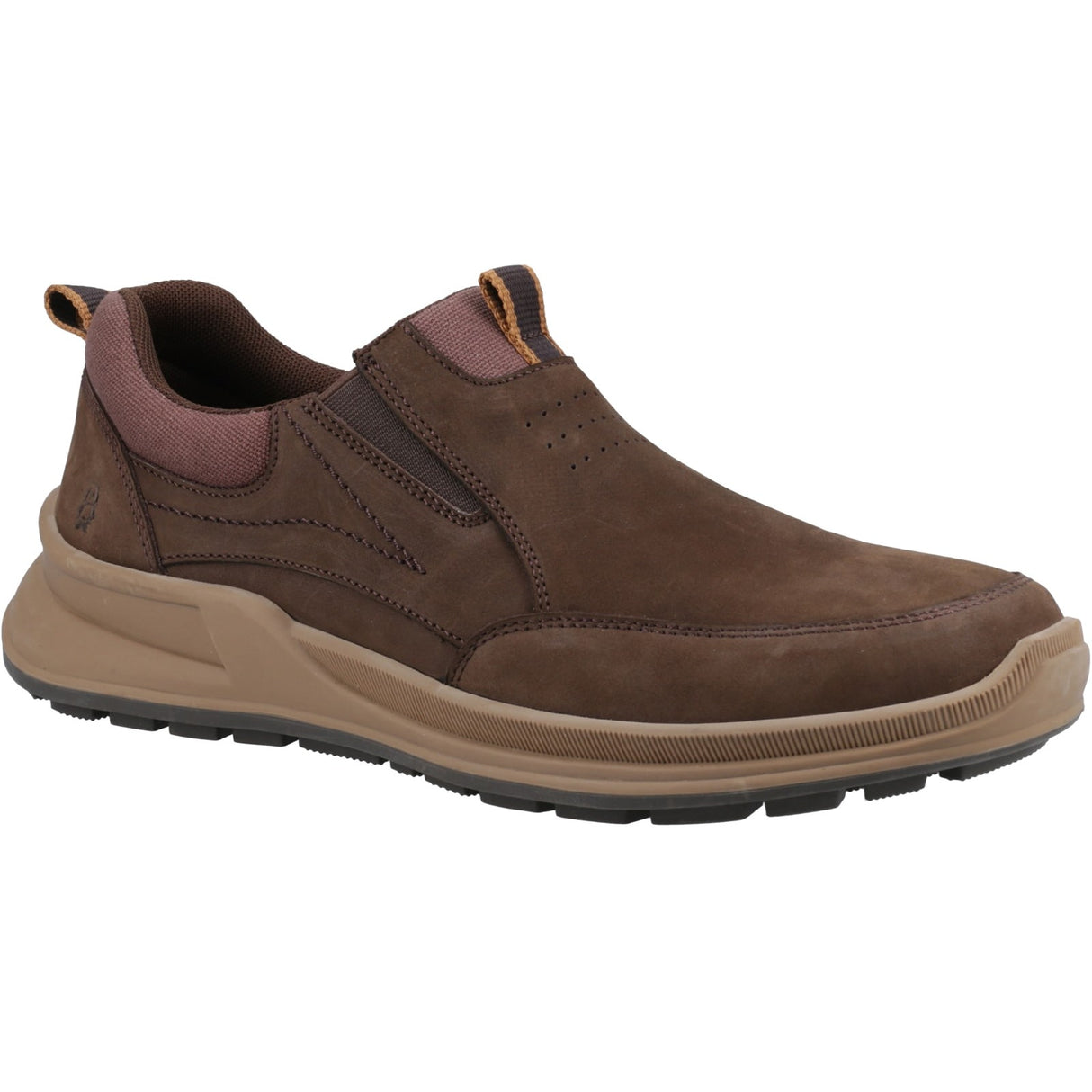 Hush Puppies Mens Arthur Slip On Shoe Brown