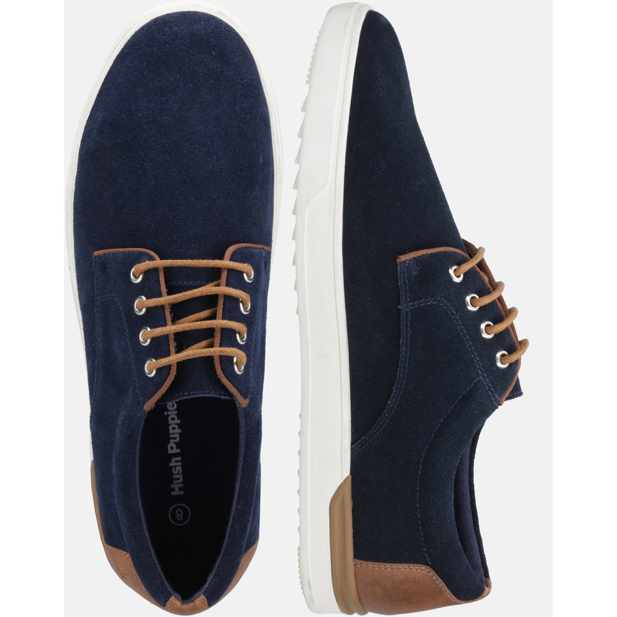 Hush Puppies Mens Joey Lace Up Shoe Navy