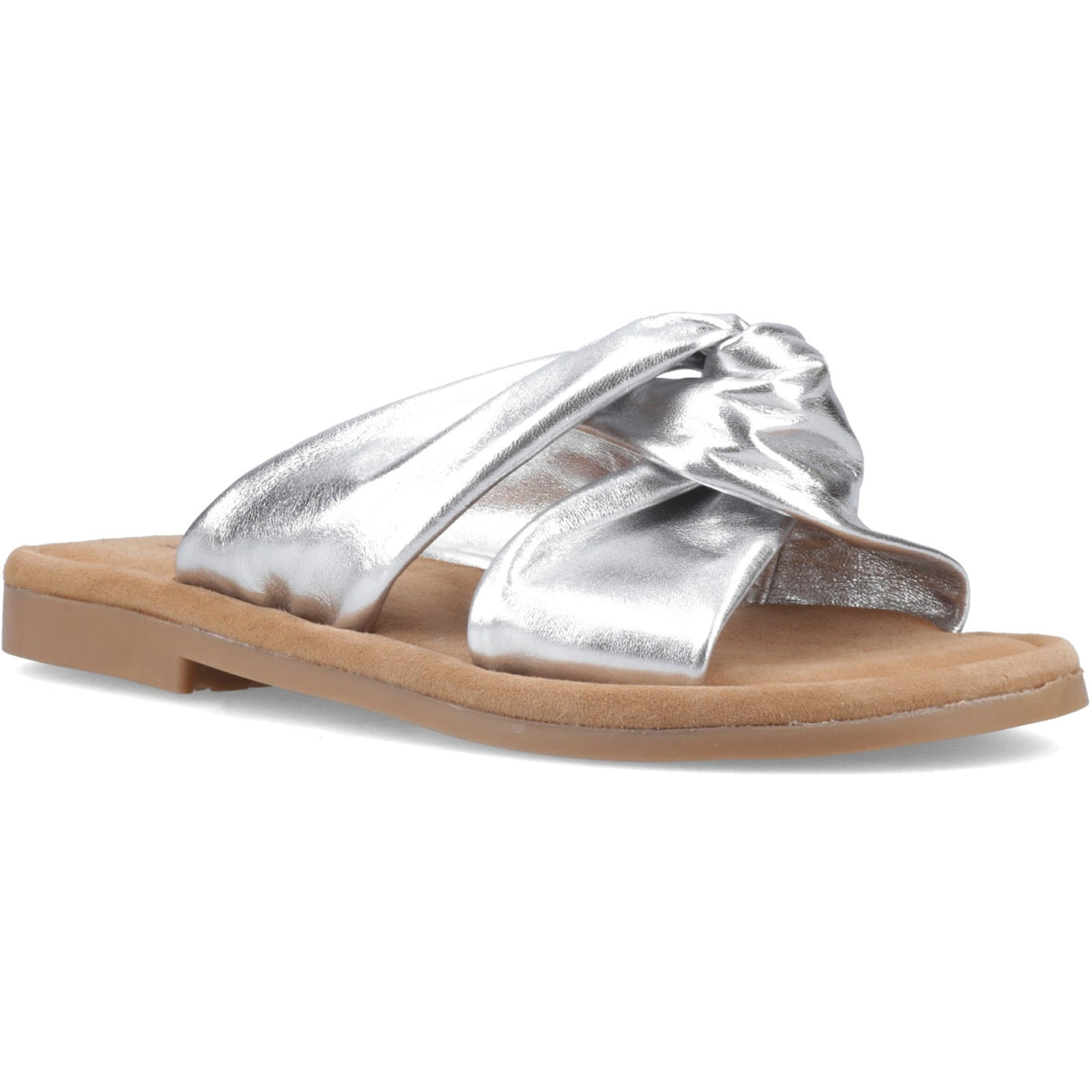 Hush Puppies Womens Amy Wide Fit Sandal Silver