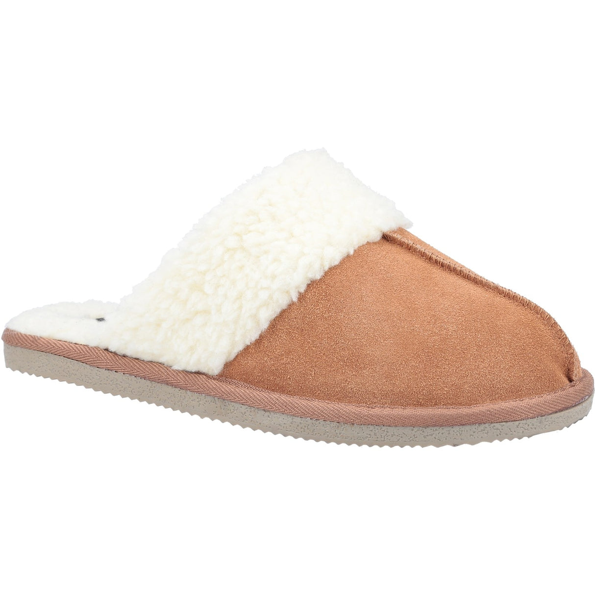 Hush Puppies Womens Arianna Mule Slippers Tan