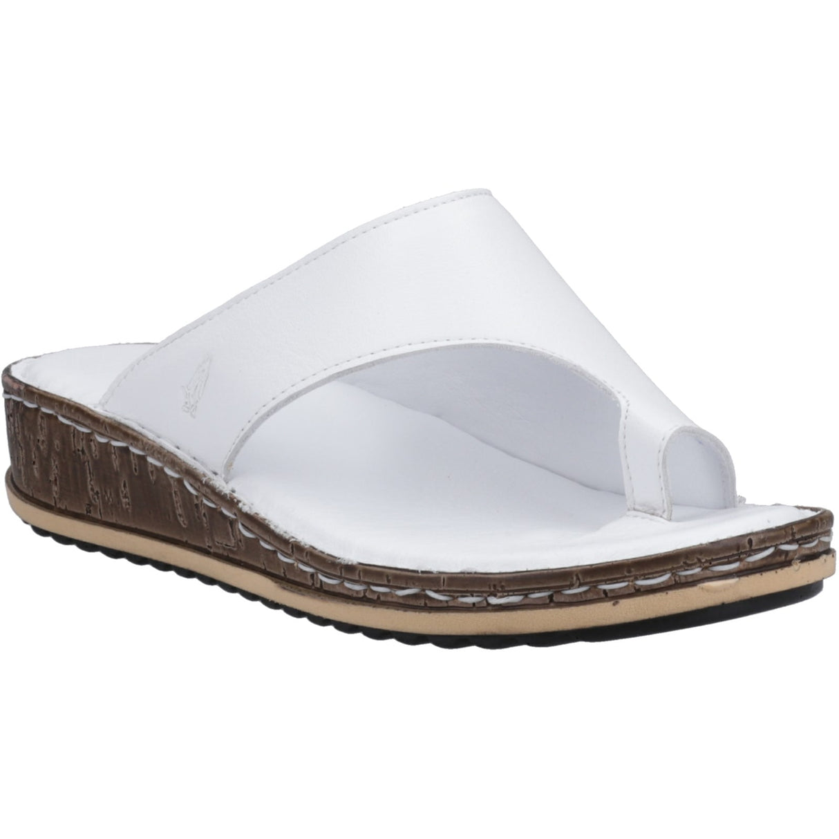 Hush Puppies Womens Elissa Toepost Sandal White
