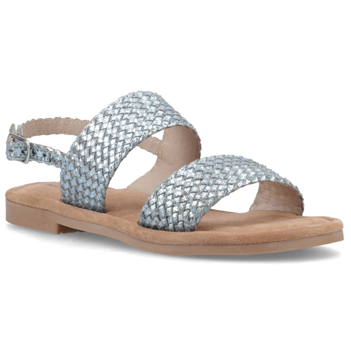 Hush Puppies Womens Helene Sandal Wide Fit Blue