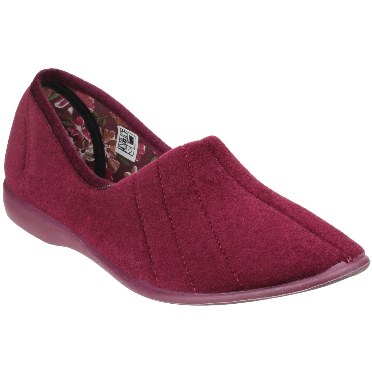 GBS Womens Audrey Ladies Slipper Burgundy