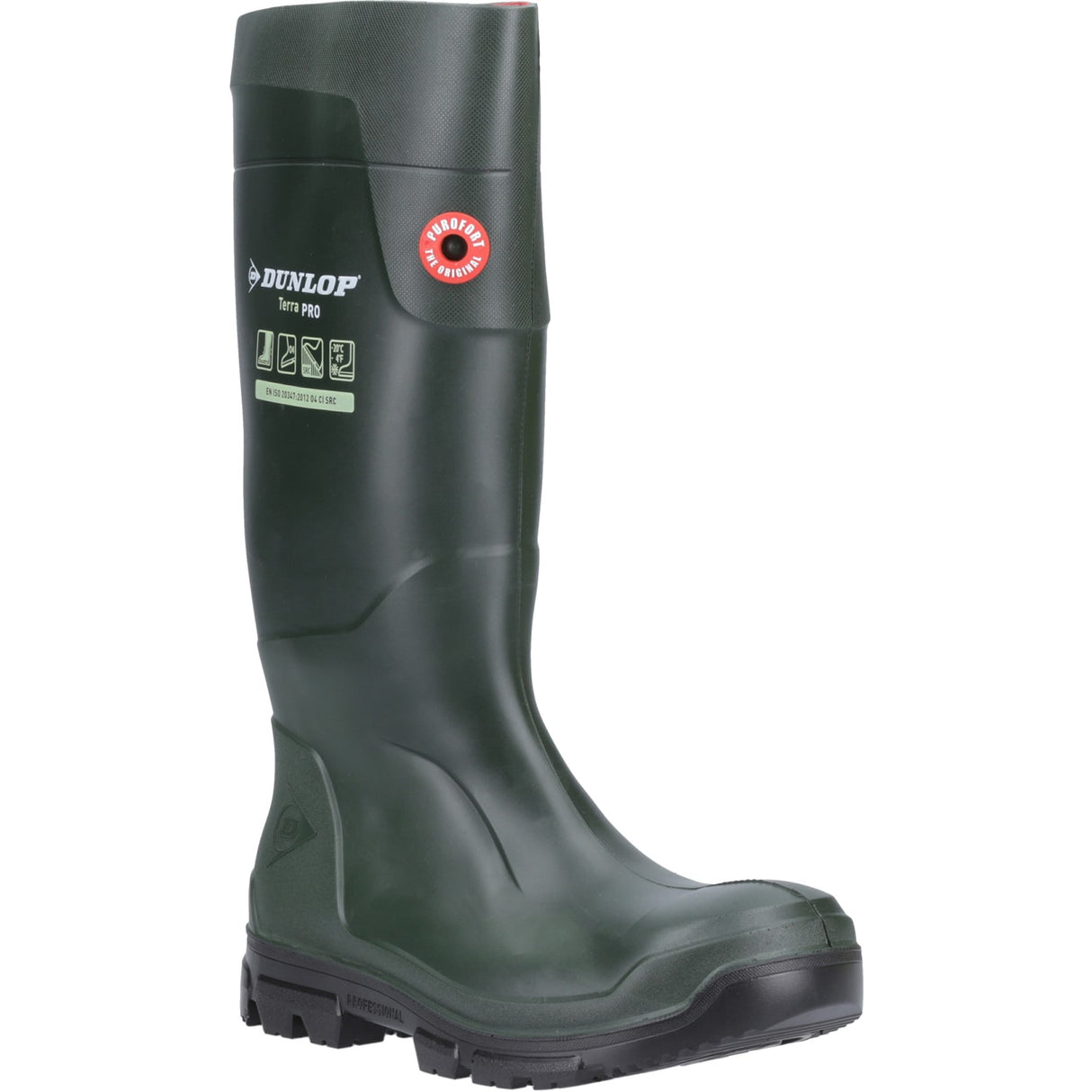 Dunlop Mens TerraPro Wellington Green