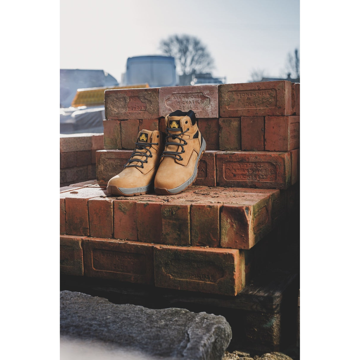 Amblers Safety Mens 261 Safety Boots Honey