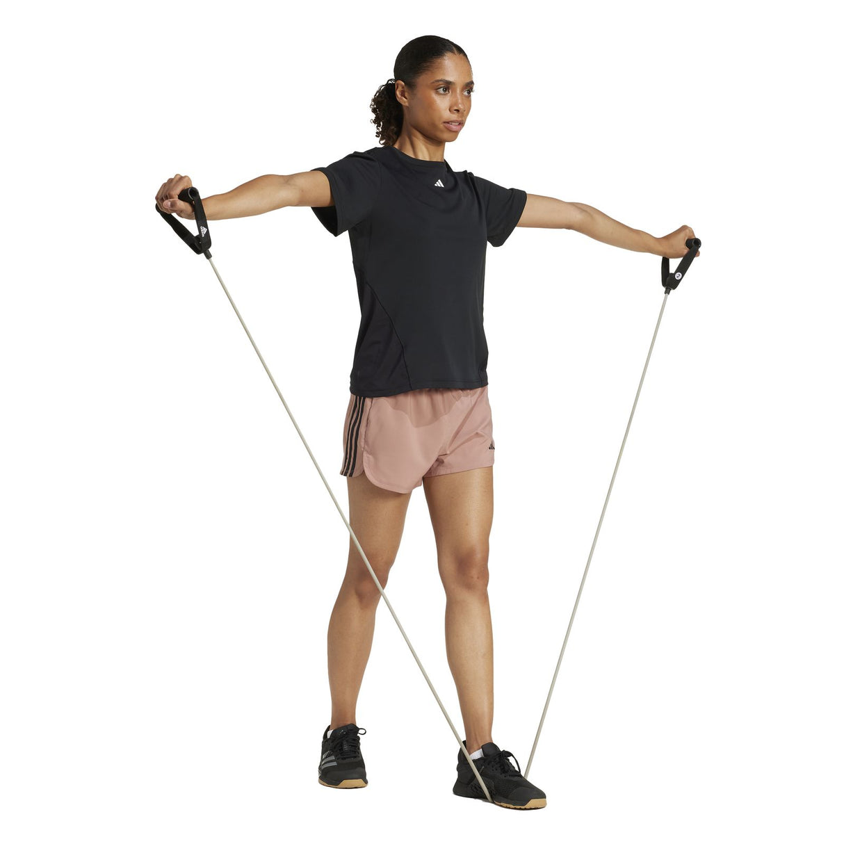 adidas Pacer Woven High-Waisted Womens Shorts