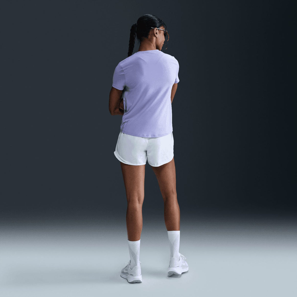 Nike One Swoosh Womens Tee Purple