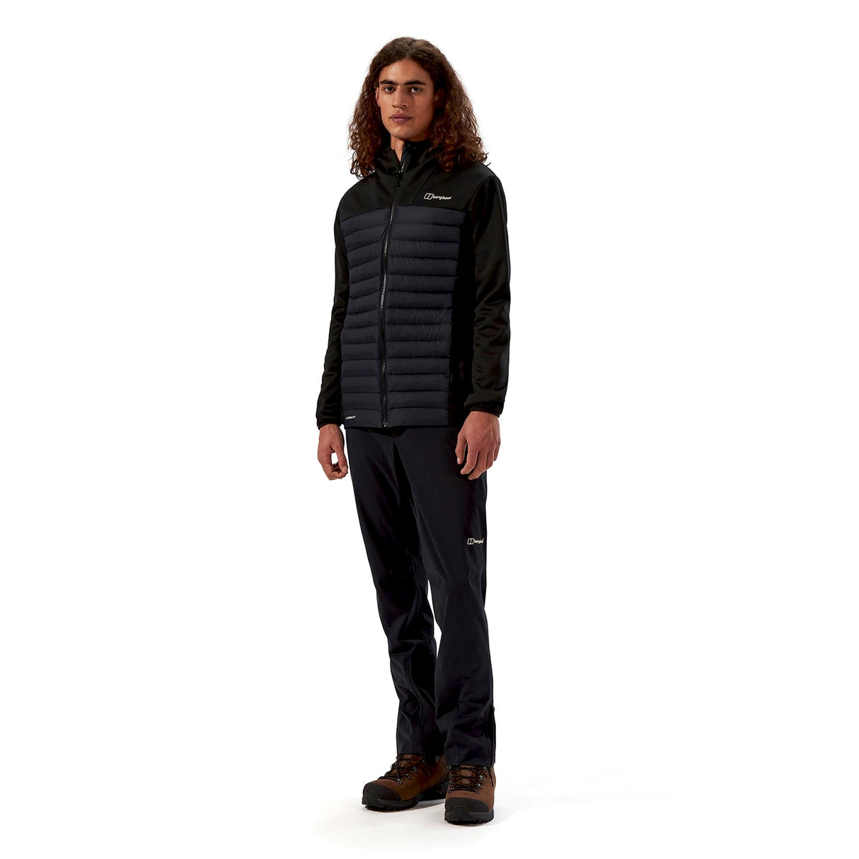 Berghaus M Vaskye Hooded Hybrid Jkt Blk