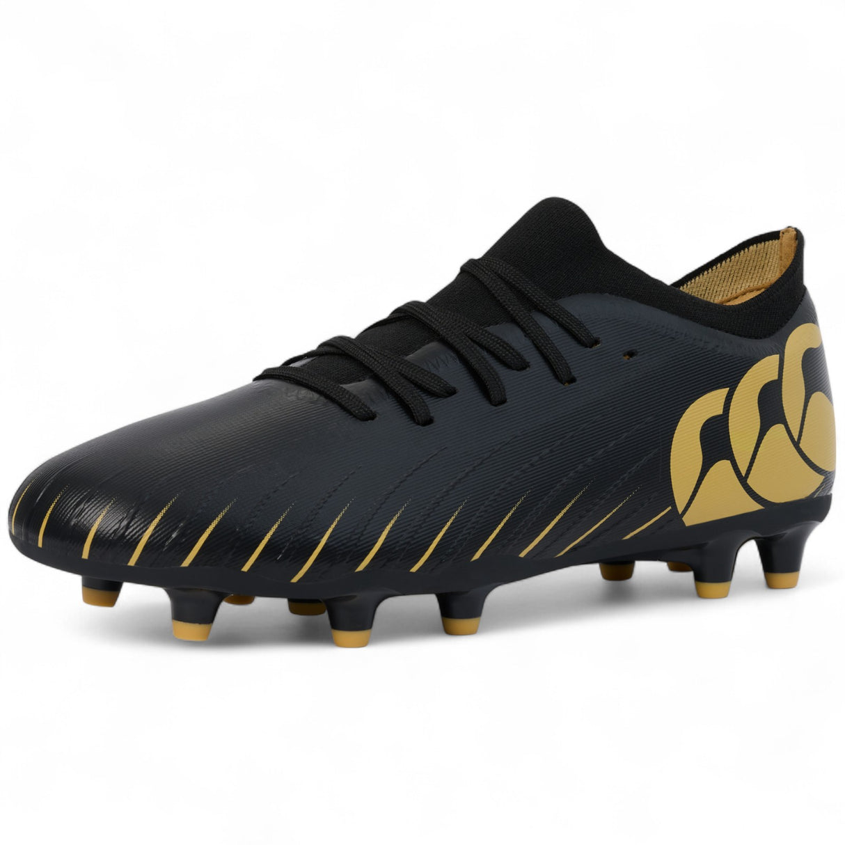 Canterbury Speed Falcon Pro Adults Firm Ground Rugby Boots Outer Full View Forward Facing