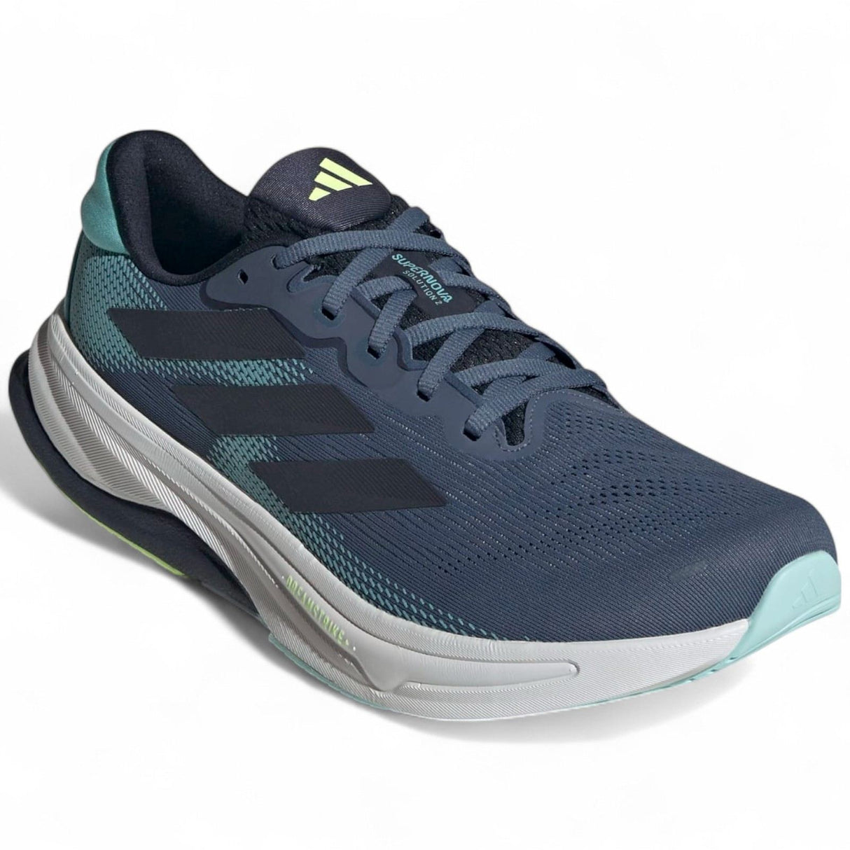 adidas Supernova Solution 2.0 Mens Cushioned Running Shoes Outer Full View Forward Facing