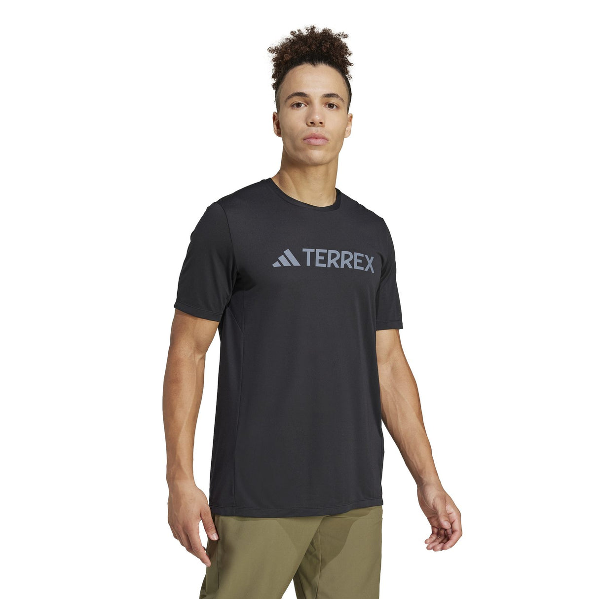 adidas Terrex Logo Tech Mens Short Sleeve Training T-Shirt