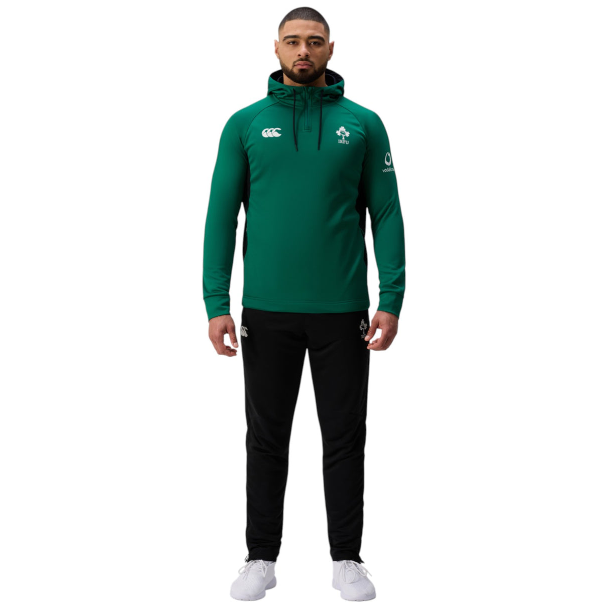 Canterbury IRFU Ireland Rugby Mens Half-Zip Training Hoodie