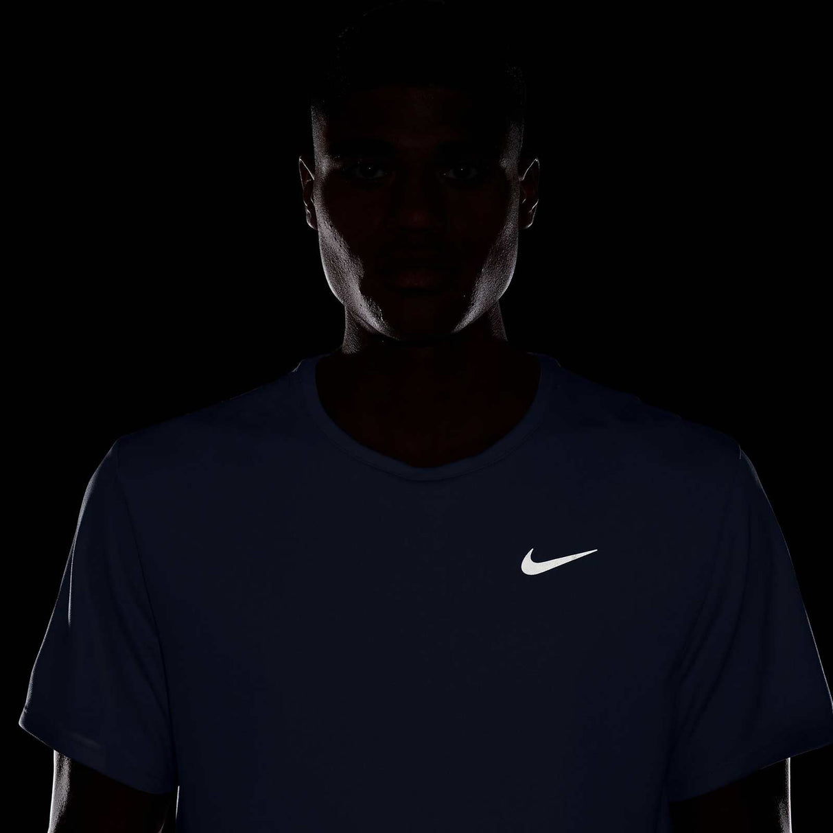 Nike Miler Mens Dri-FIT UV Short-Sleeve Running Top