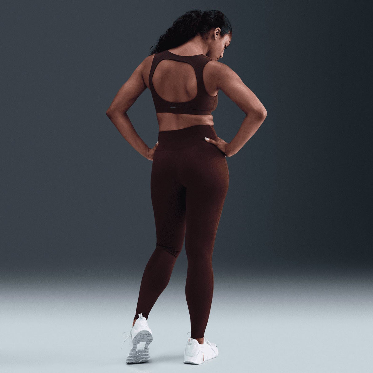 Nike Wmns DF ONE HR TIGHT USEAM Maroon