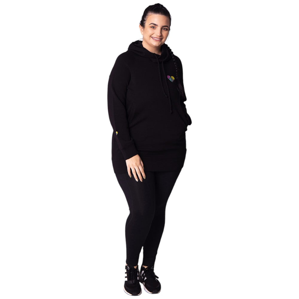 Peachylean Relaxed-Fit Oversized Womens Logo Hoodie