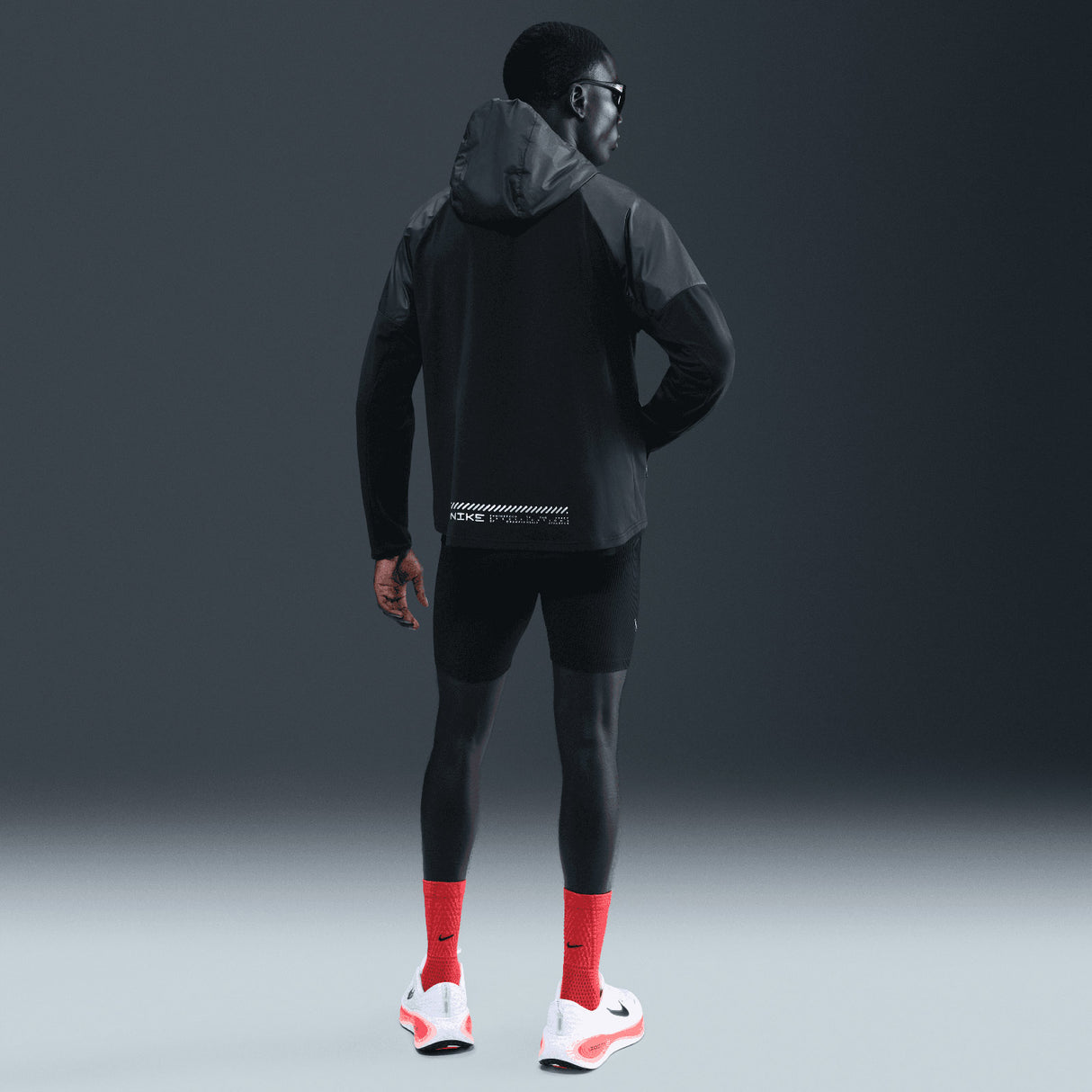 Nike Mens TF RPL WNTRZD MILER JKT Black