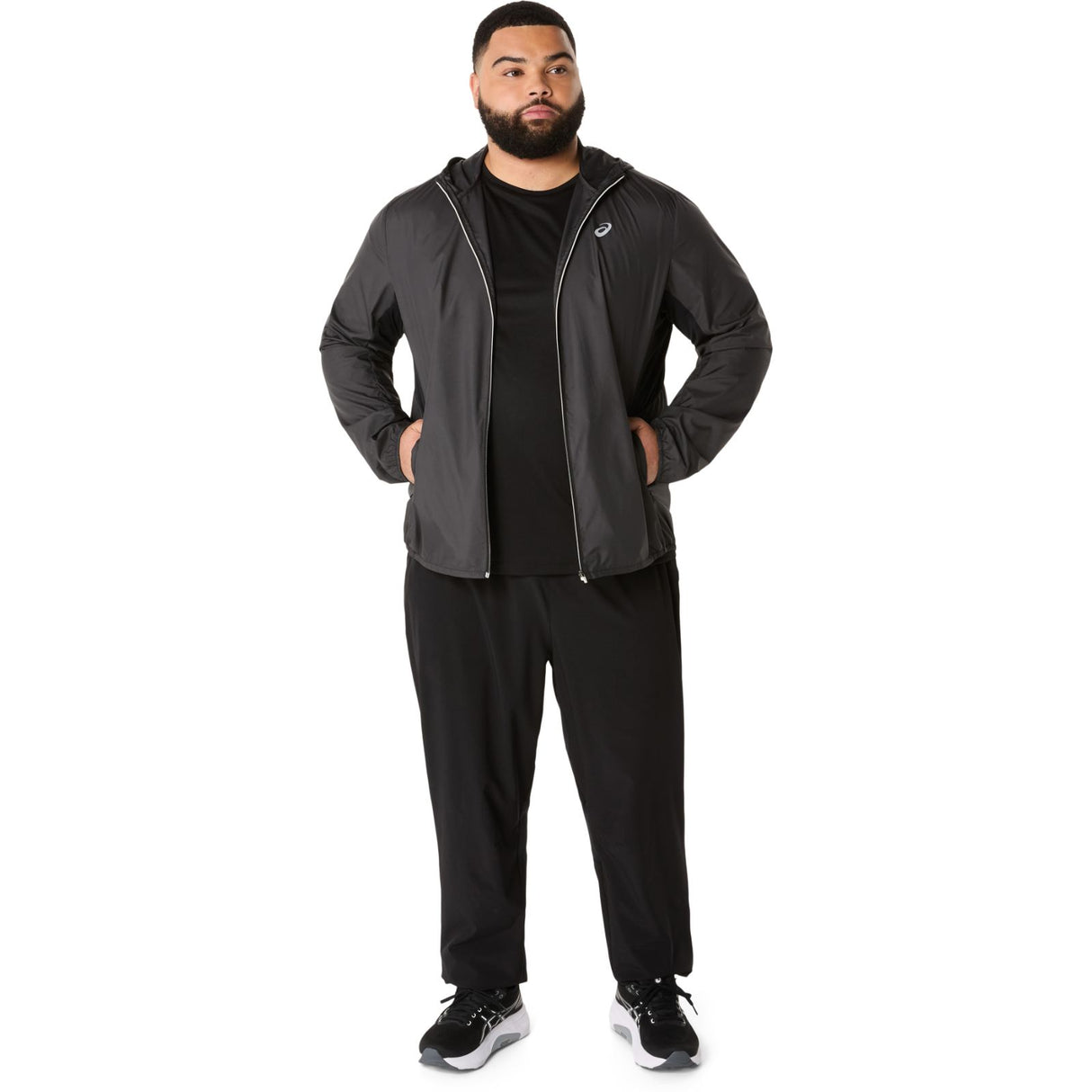 ASICS MENS CORE JACKET BLACK