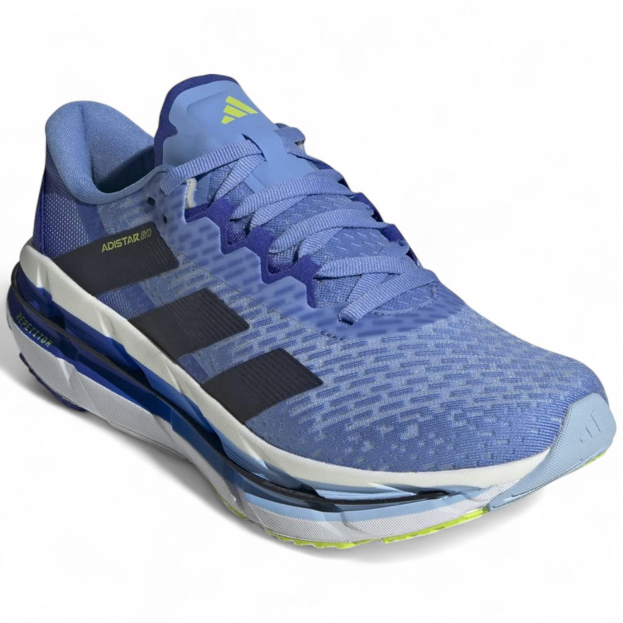 adidas Adistar BYD Mens Regular-Fit Cushioned Running Shoes