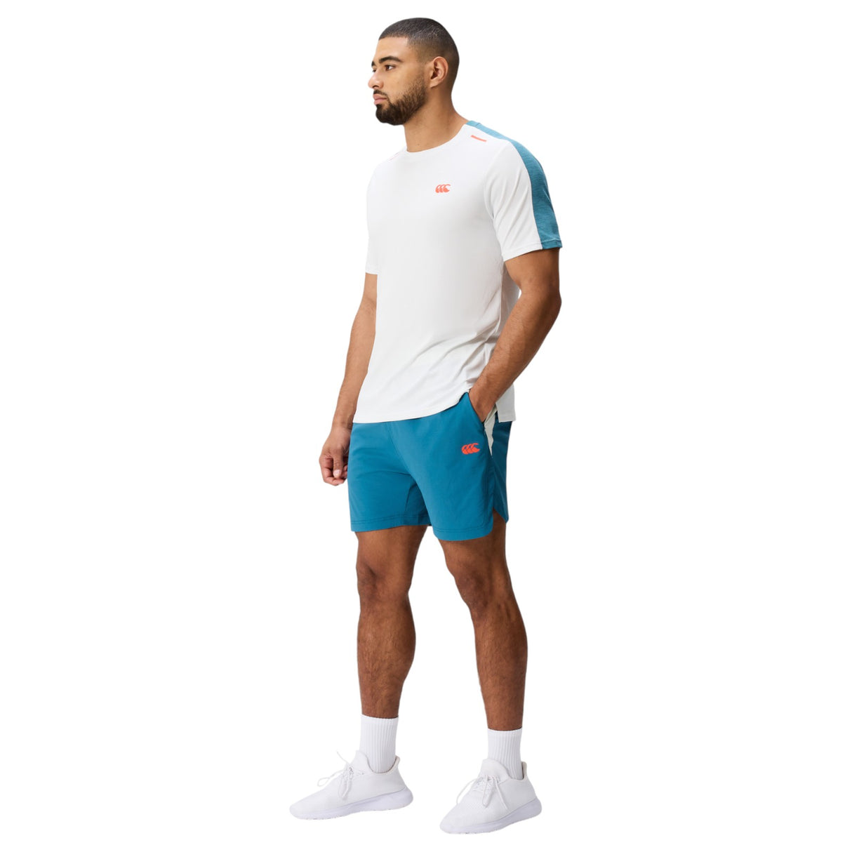 Canterbury Mens TEMPO WOVEN SHORT 5 Grn