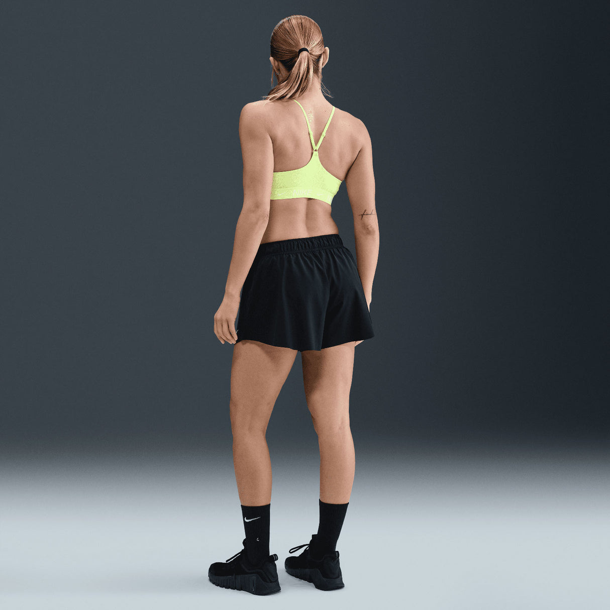 Nike W NK DF INDY LGT SPT BRA Yellow