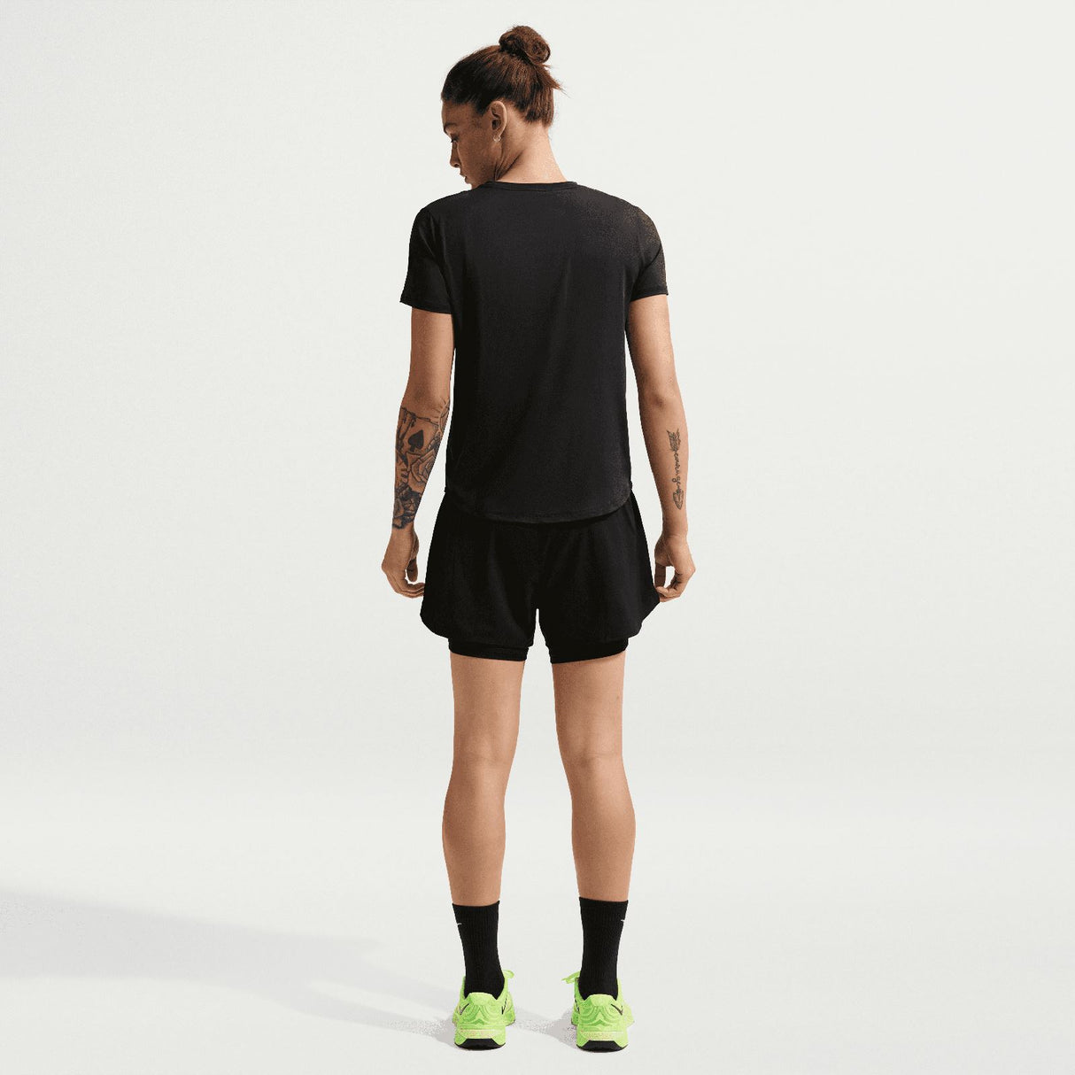 Nike W NK ONE DF HR 3IN 2N1 SHORT Black