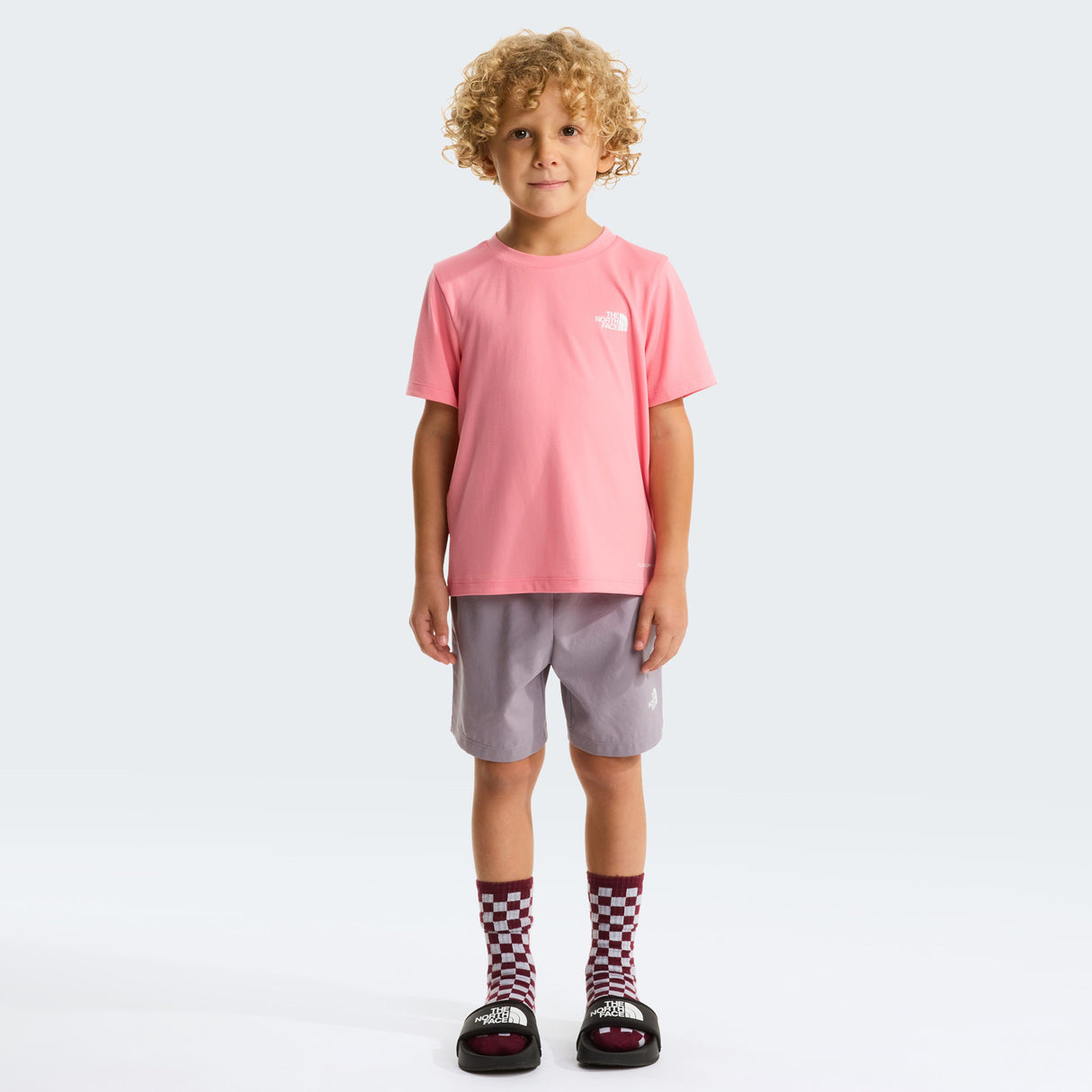 TNF Jr Girls 24/7 Set Coral Pink