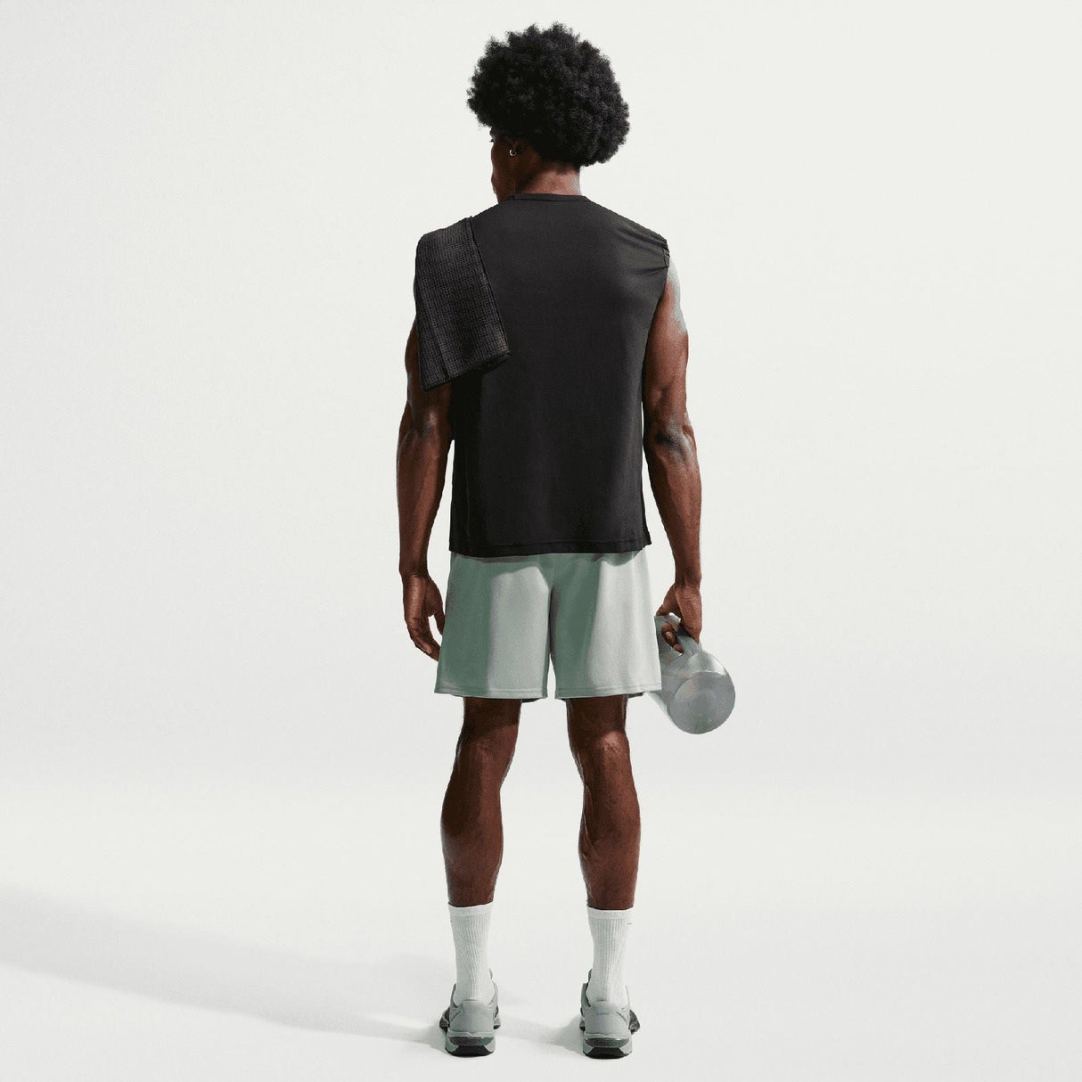 Nike Mens DF FLEX 7IN SHORT K Green