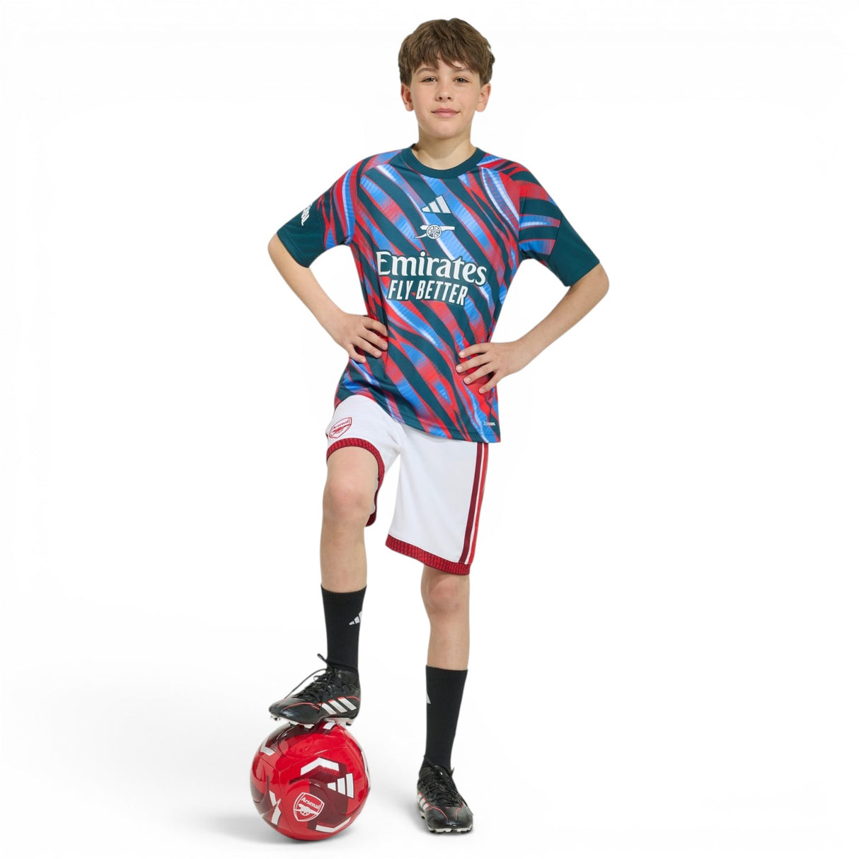 adidas Arsenal Football 2026/27 Kids Pre-Match Jersey