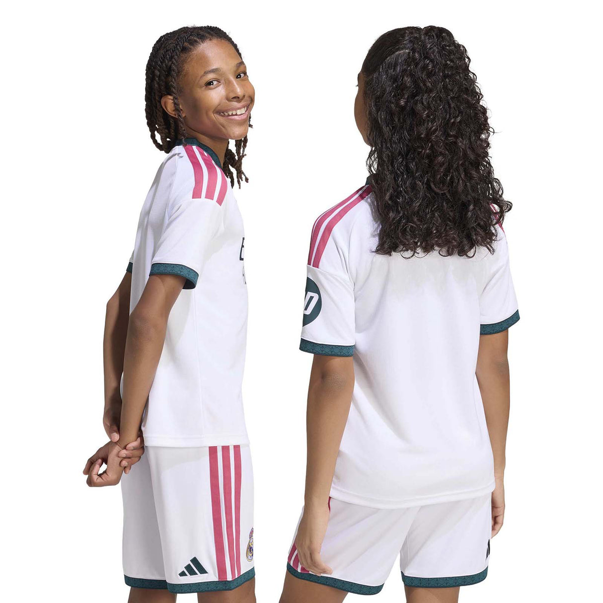 adidas Real Madrid 26 Kids Home Jersy Wh