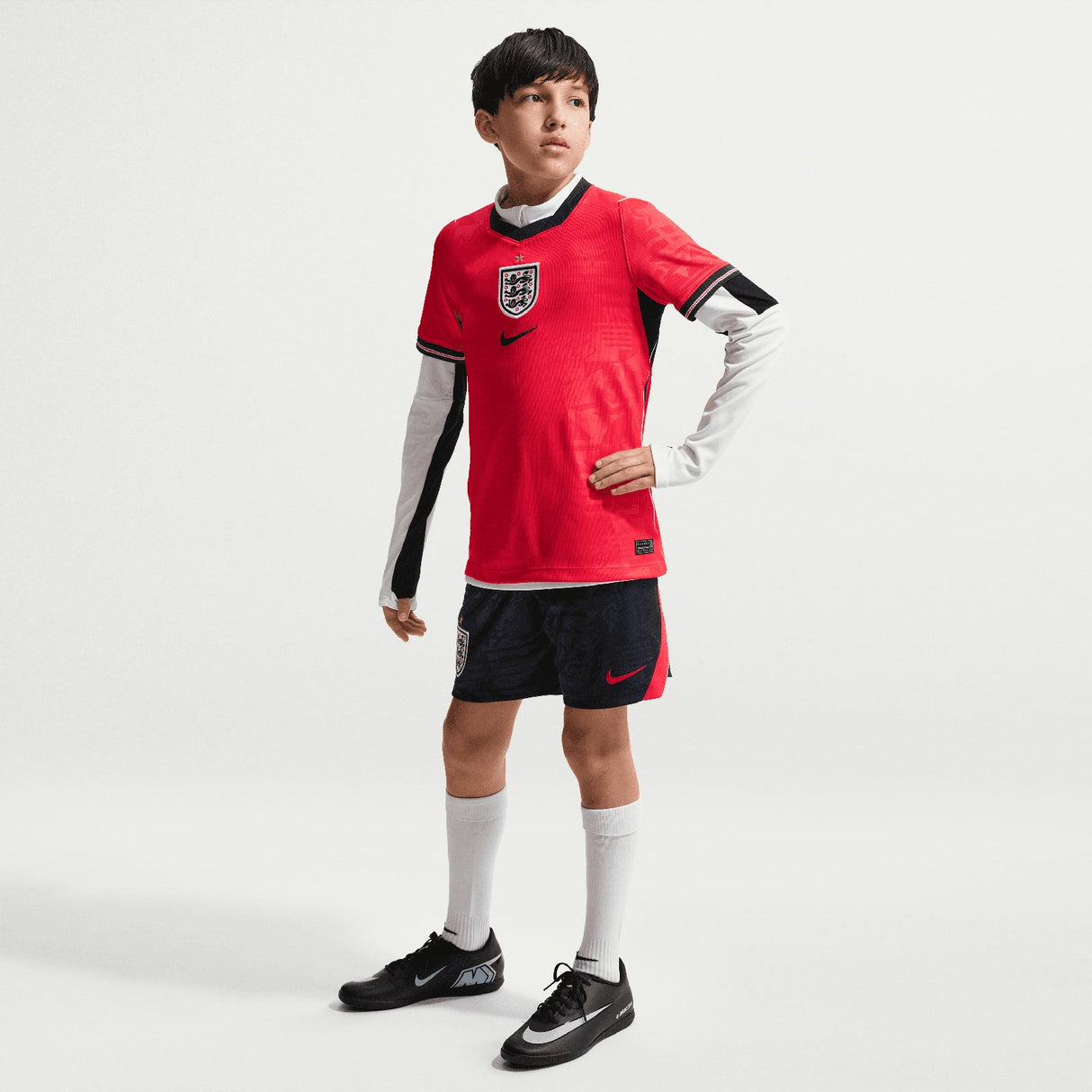 Nike England WC26 Kids Away Jersey Red