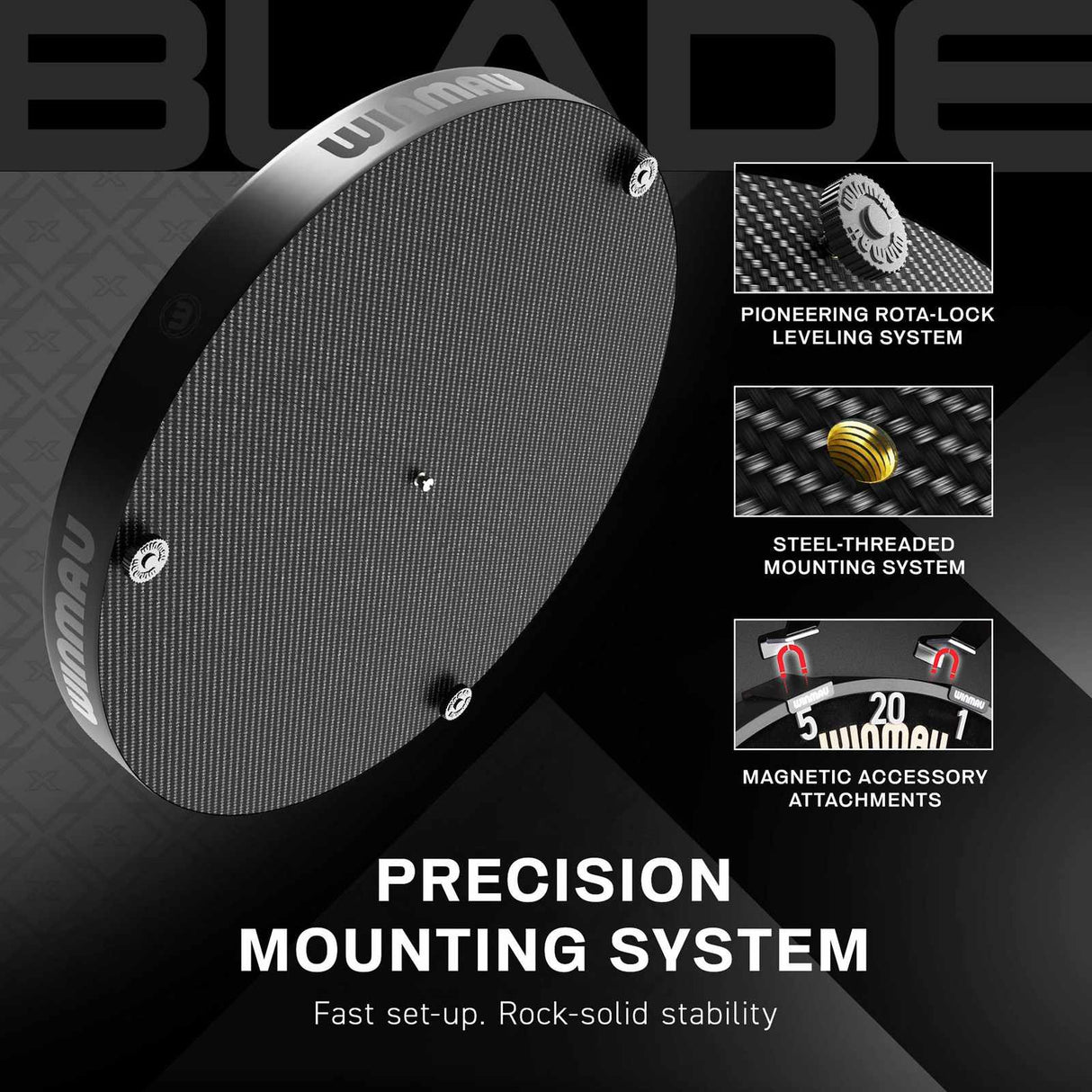 Winmau Blade X Official PDC Competition Premium Dartboard