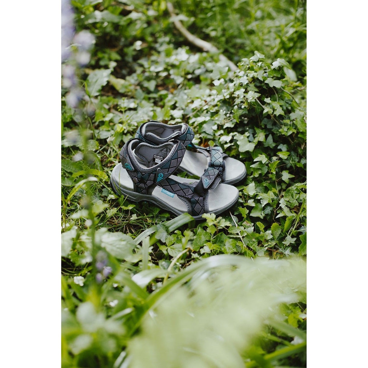 Cotswold Womens Foxcote Sandals Grey/Turquoise