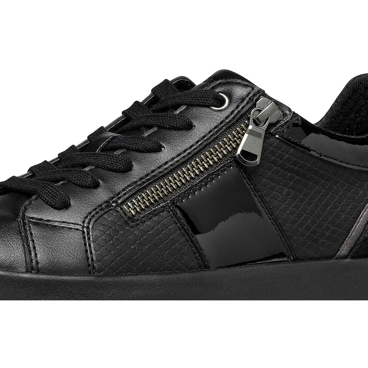Geox Womens D BLOMIEE E SNEAKERS Black