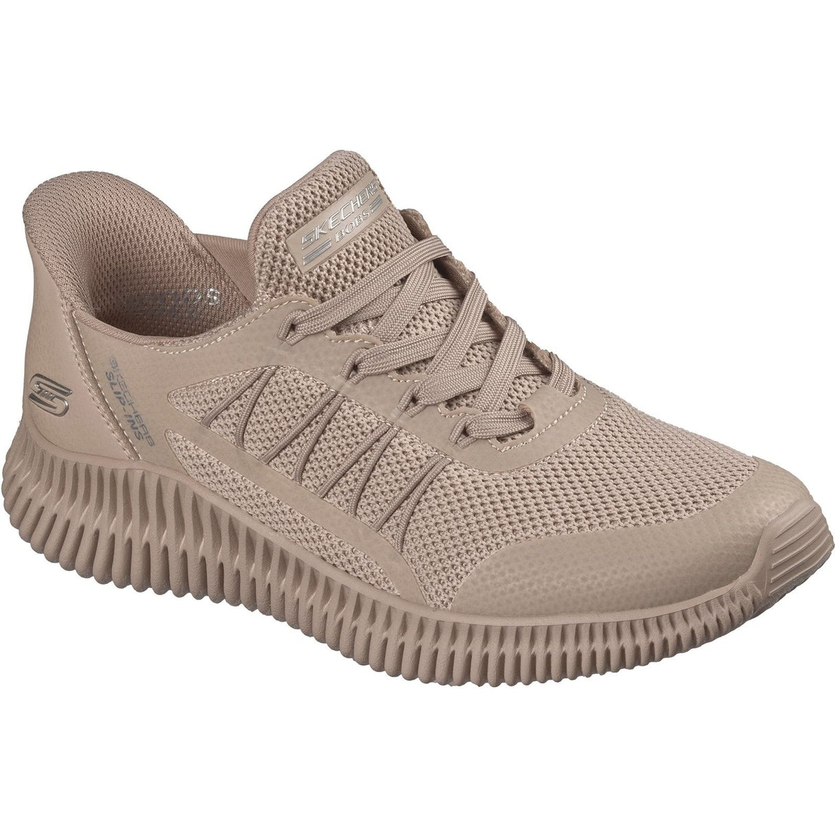 Skechers Womens BOBS Geo Lite Divine Pace Trainers Tan