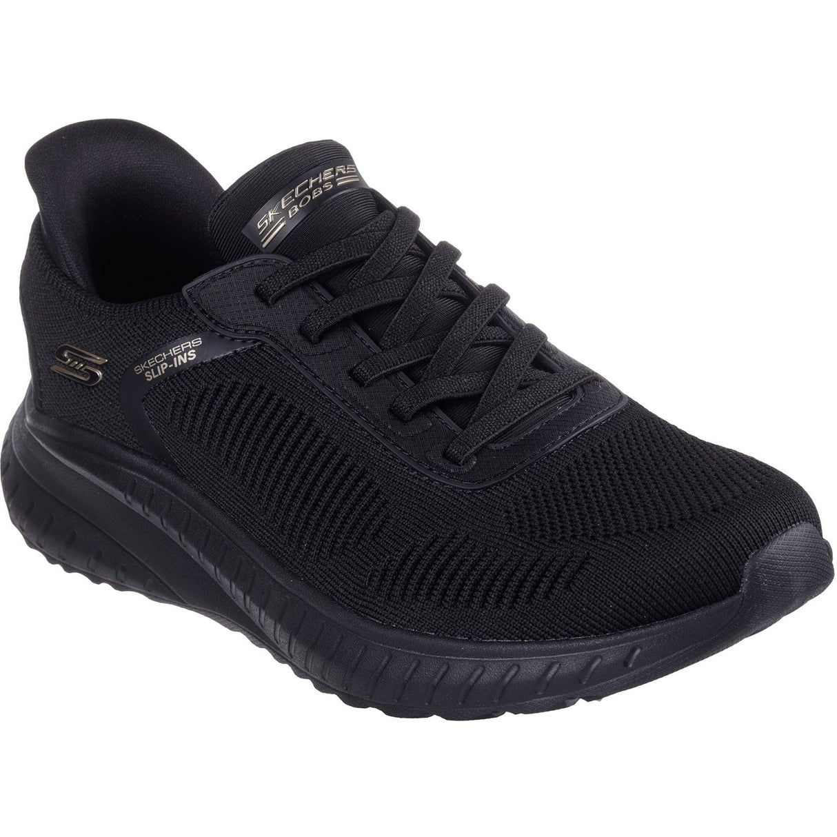 Skechers Womens BOBS Sport Squad Chaos Shoe Black