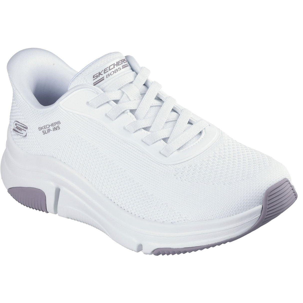 Skechers Womens BOBS Sparrow Flex Too You Trainers White