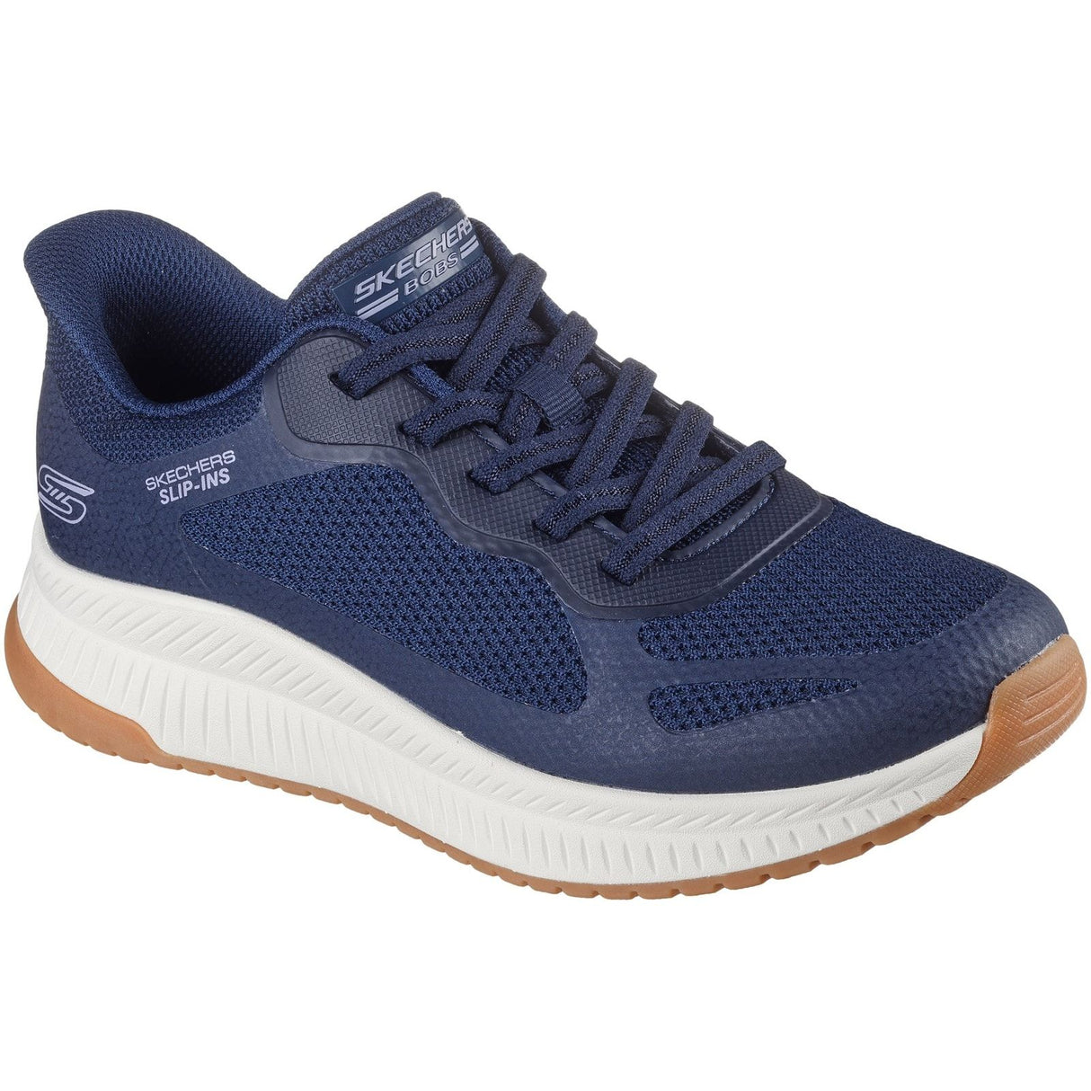 Skechers Womens BOBS Squad 4 Staple Look Trainer Navy