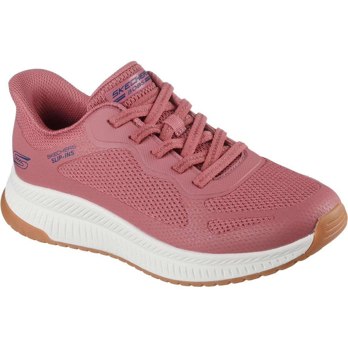 Skechers Womens BOBS Squad 4 Staple Look Trainer Rose