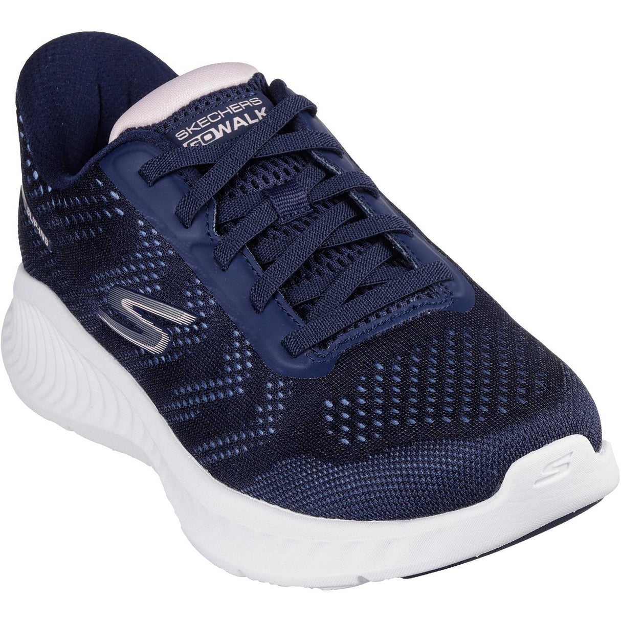 Skechers Womens Go Walk Now Khloe Trainers Navy/White