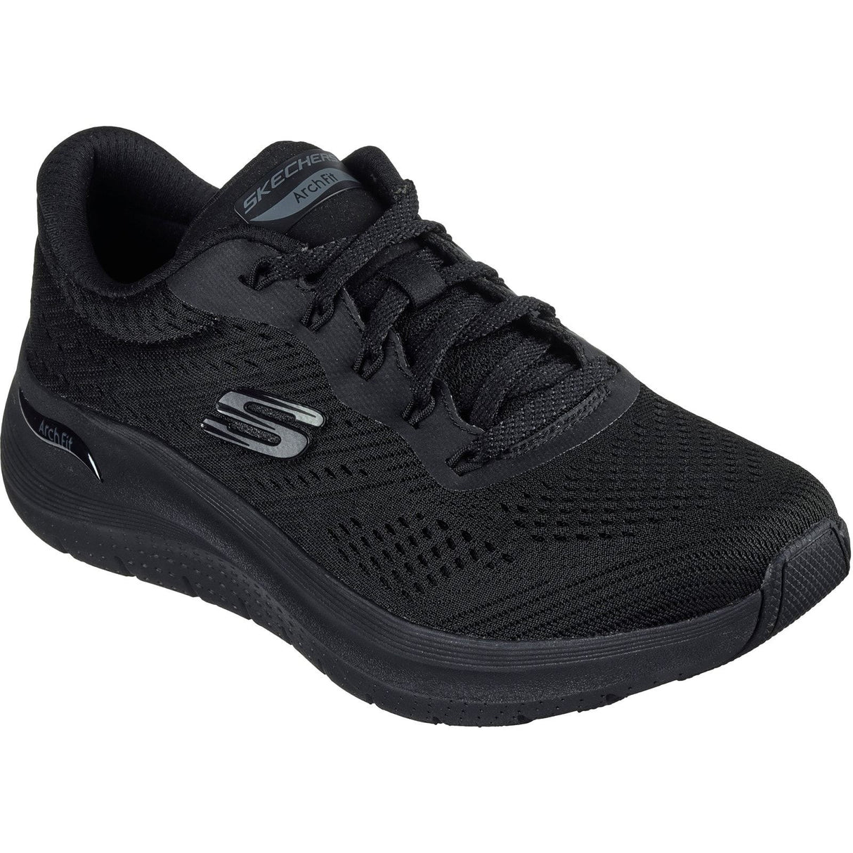 Skechers Womens Arch Fit 2.0 Big League Trainers Black