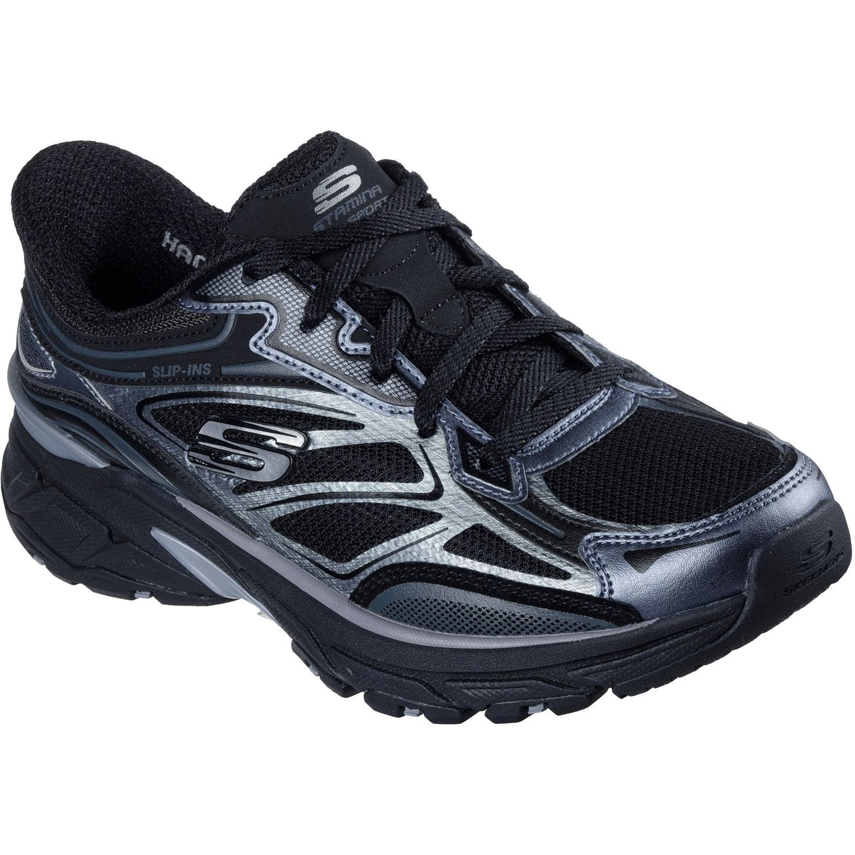 Skechers Womens Stamina Sport Trainer Black