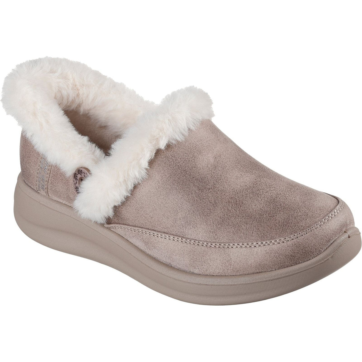 Skechers Womens Cozy Escape Slipper Taupe