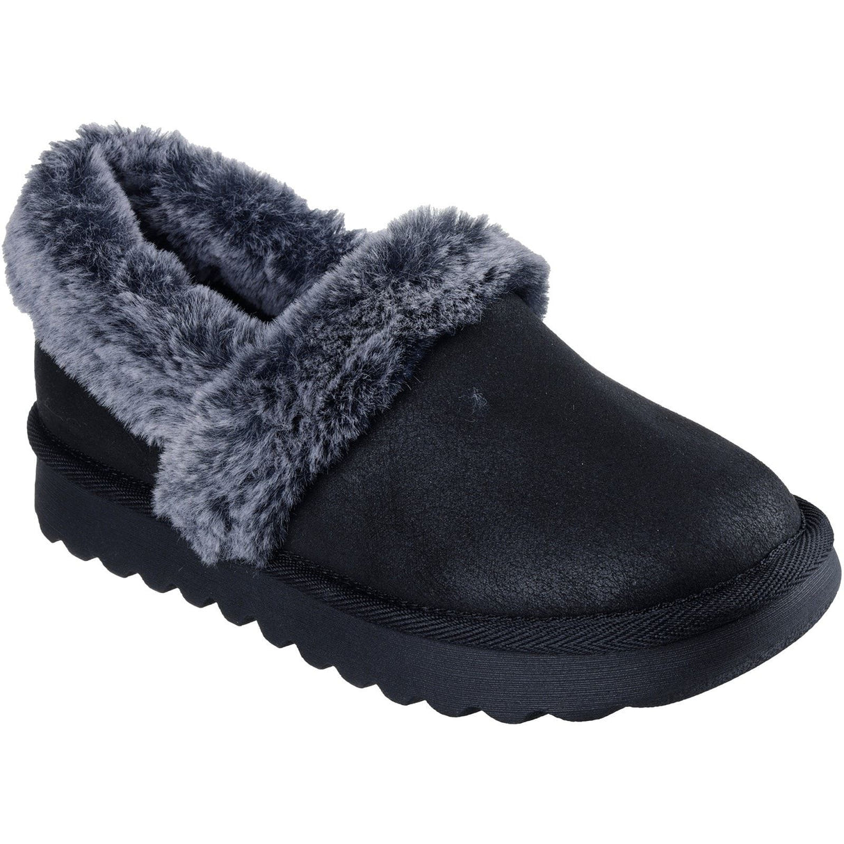 Skechers Womens Cozy Up Slippers Black
