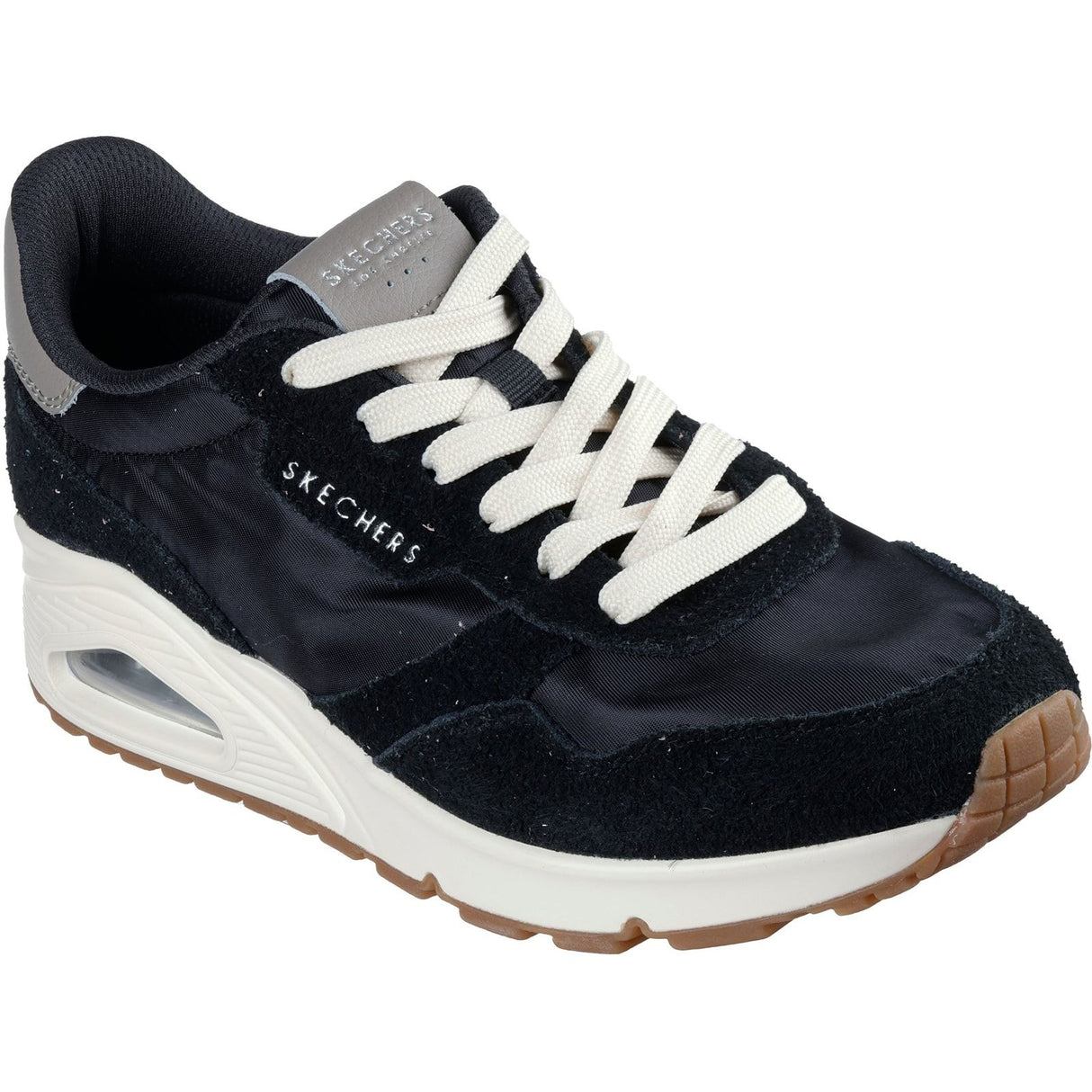 Skechers Womens Uno Vintage Dayz Trainers Black