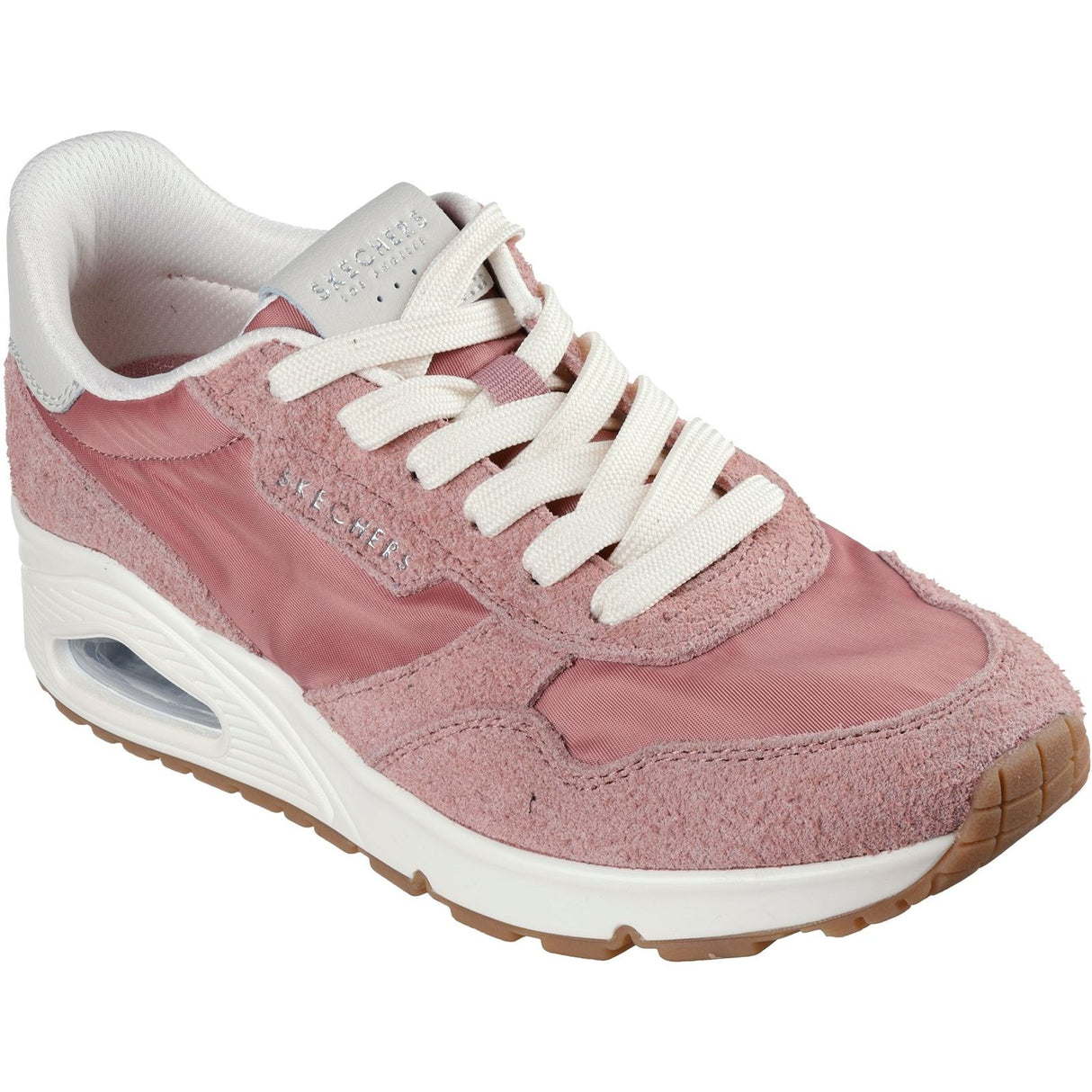 Skechers Womens Uno Vintage Dayz Trainers Rose