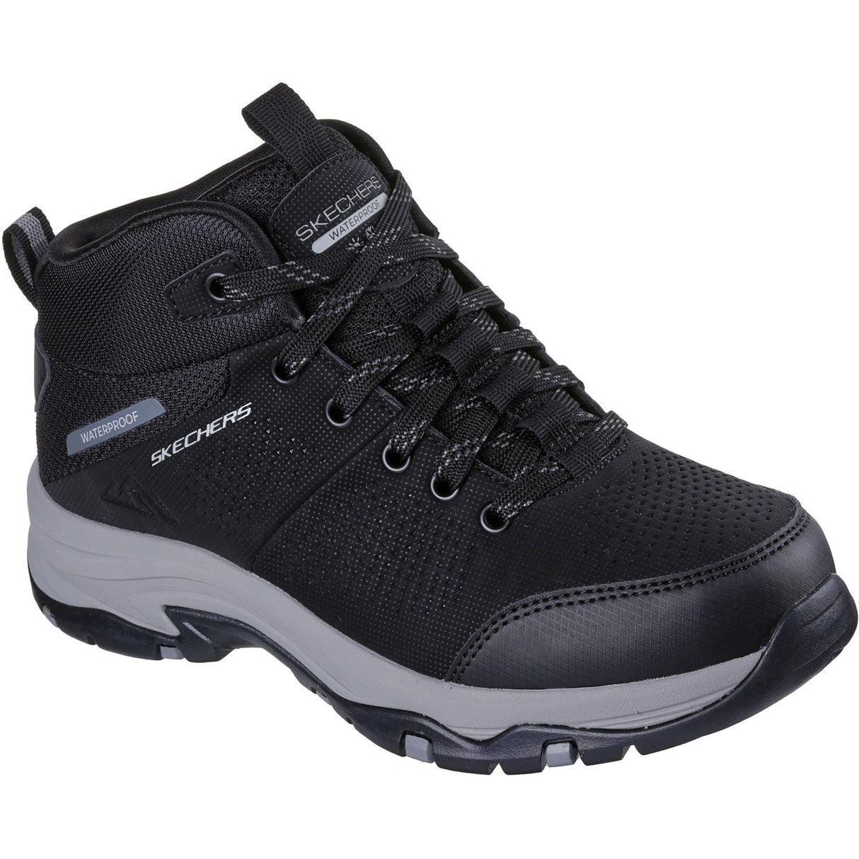 Skechers Womens Trego Trail Destination Hiker Black/Charcoal