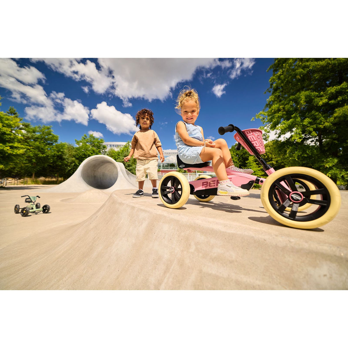 BERG Buzzy Pink Go-Kart